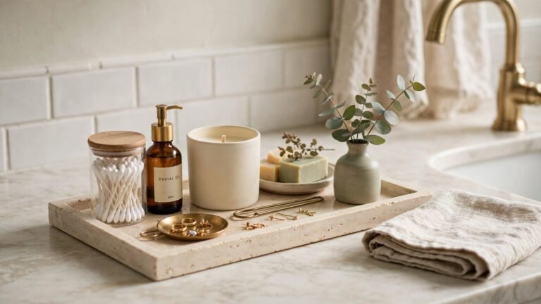 20 Bathroom Counter Tray Decor Ideas to Elevate Your Daily Routine