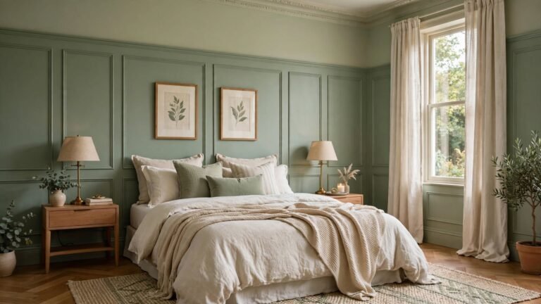 22 Sage Green Bedroom Panelling Ideas for a Calm and Stylish Retreat